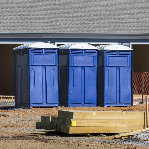 what is the cost difference between standard and deluxe portable toilet rentals in Calwa California